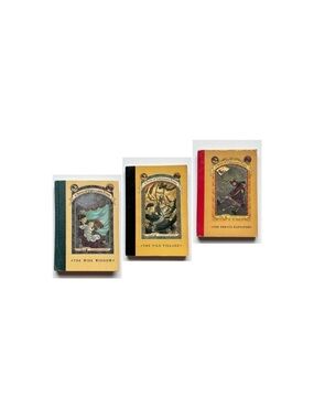 A Series of Unforunate Events Lot - Books 3, 6, & 7 - Lemony Snicket